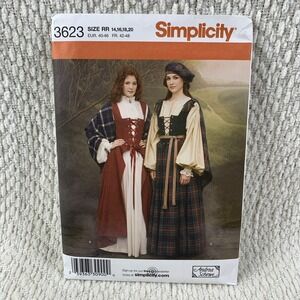Simplicity Game of Thrones Andrea Schewe Pattern 3623 Size RR 14,16,18,20 Uncut